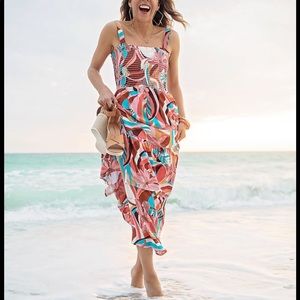 GIBSON The Motherchic Laguna Smocked Maxi Sundress